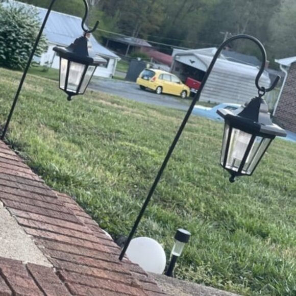 4 Pack Solar Hanging Lights Outdoor, Solar Powered Garden Decor Lantern - Picture 2 of 2